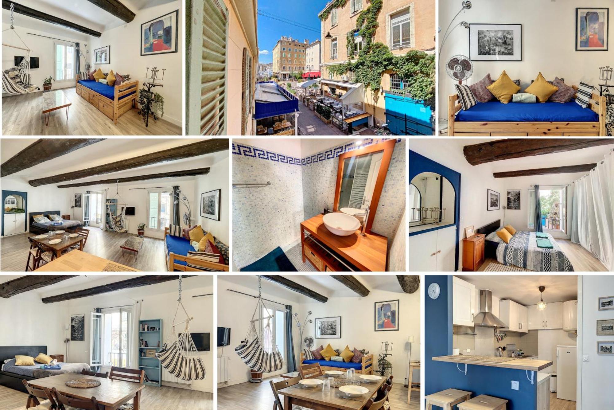 Hyper Centre Vieux Port - Loft - Les Freres De La Loc' Apartment Marseille Exterior photo